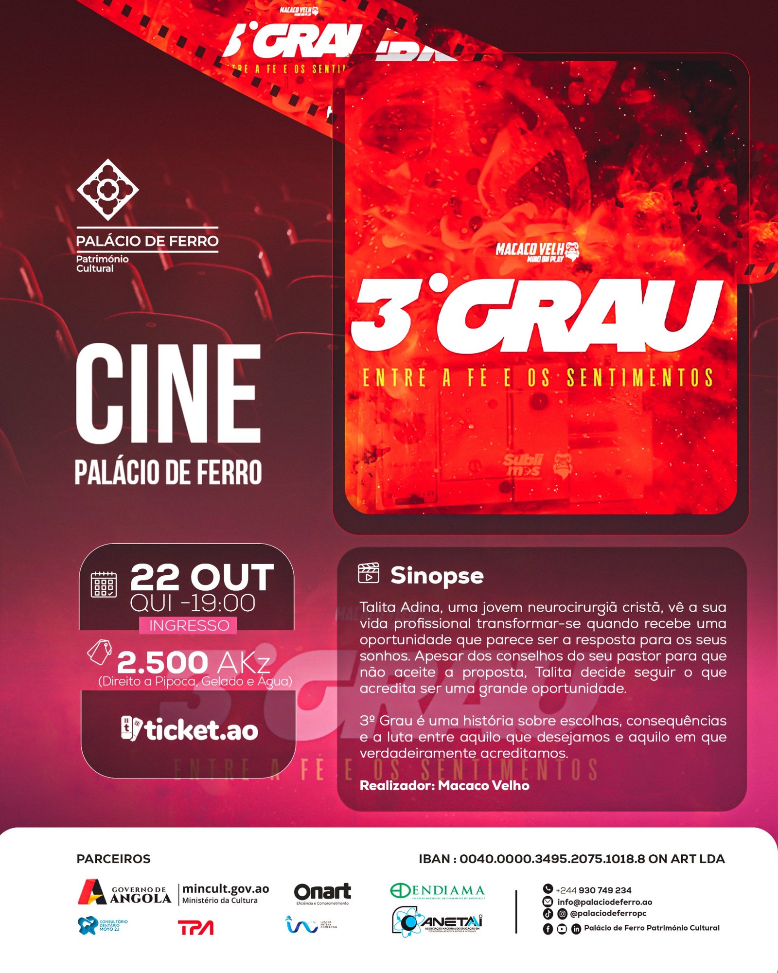 CINE PF | 3º GRAU | Macaco Velho