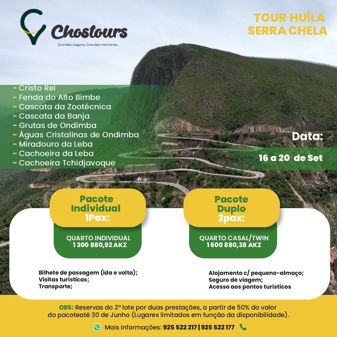 Tour Huila Serra da Chela